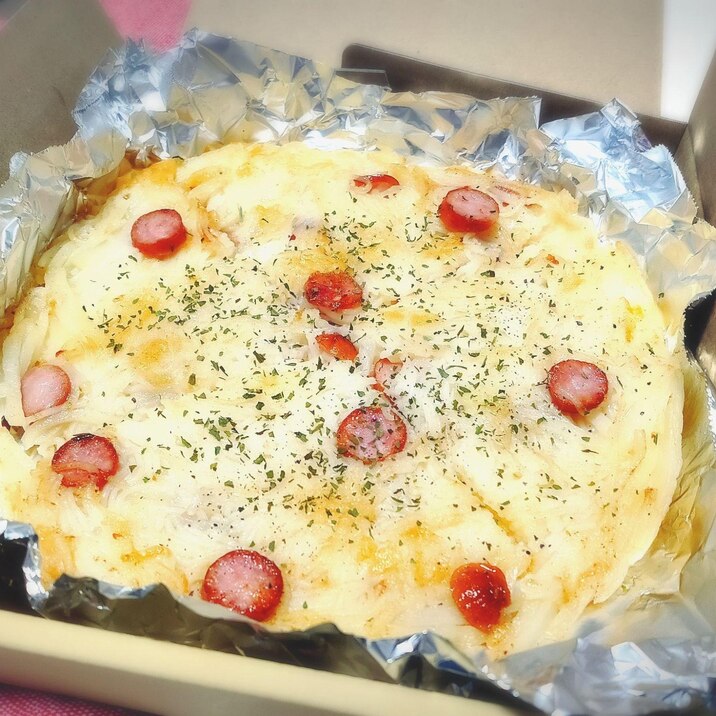 ポテトとそうめんのチーズガレット☆